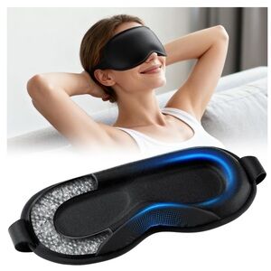 BLACK 3D Sleep Eye Mask-Adult One Size